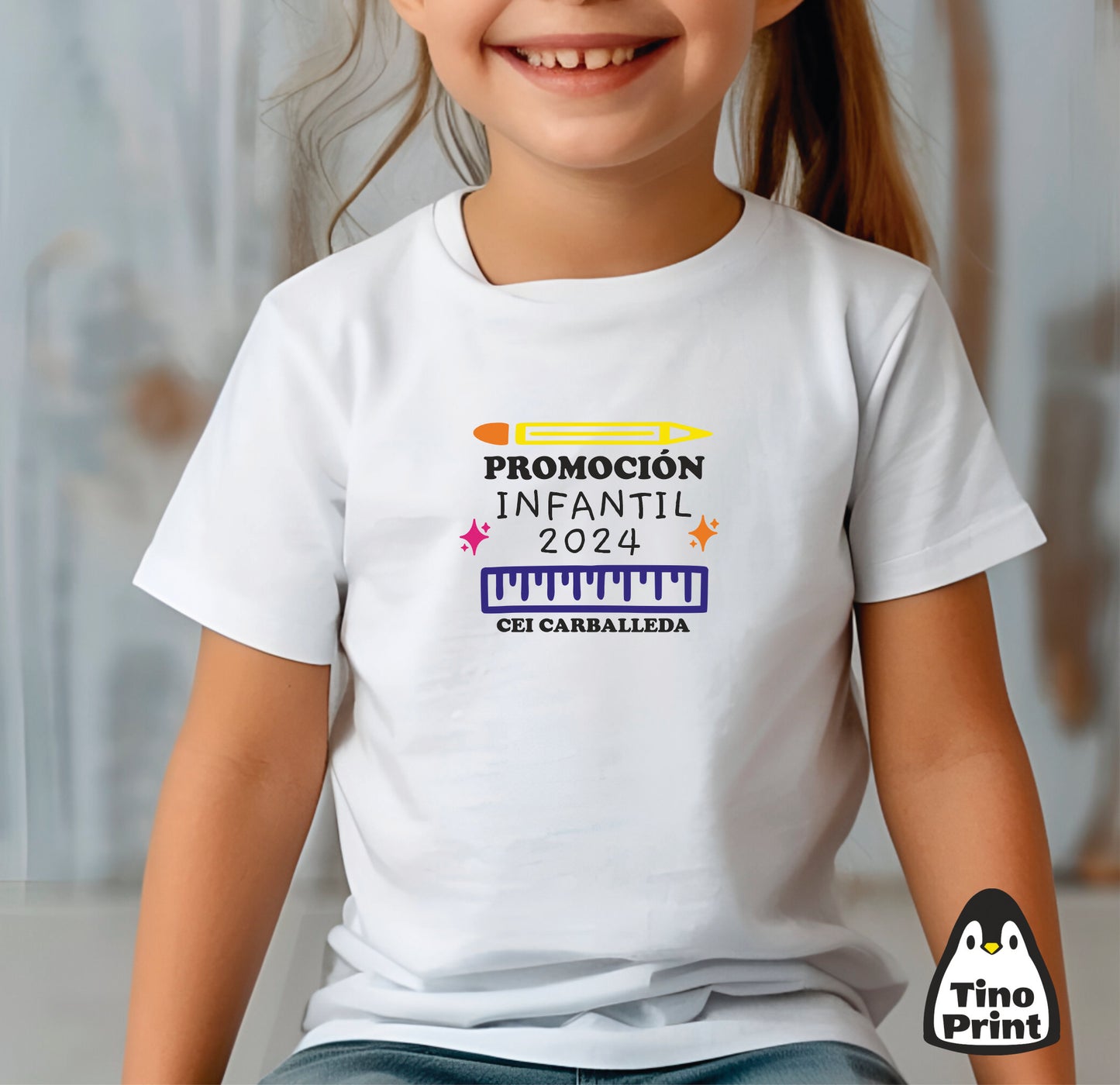 T-shirts pour enfants 100% coton.