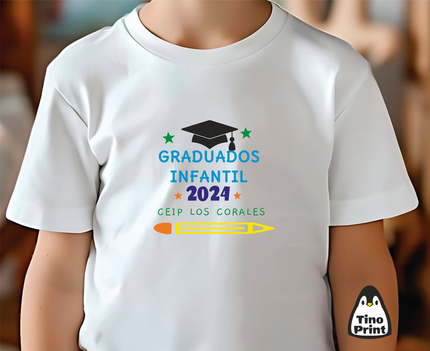 T-shirts pour enfants 100% coton.