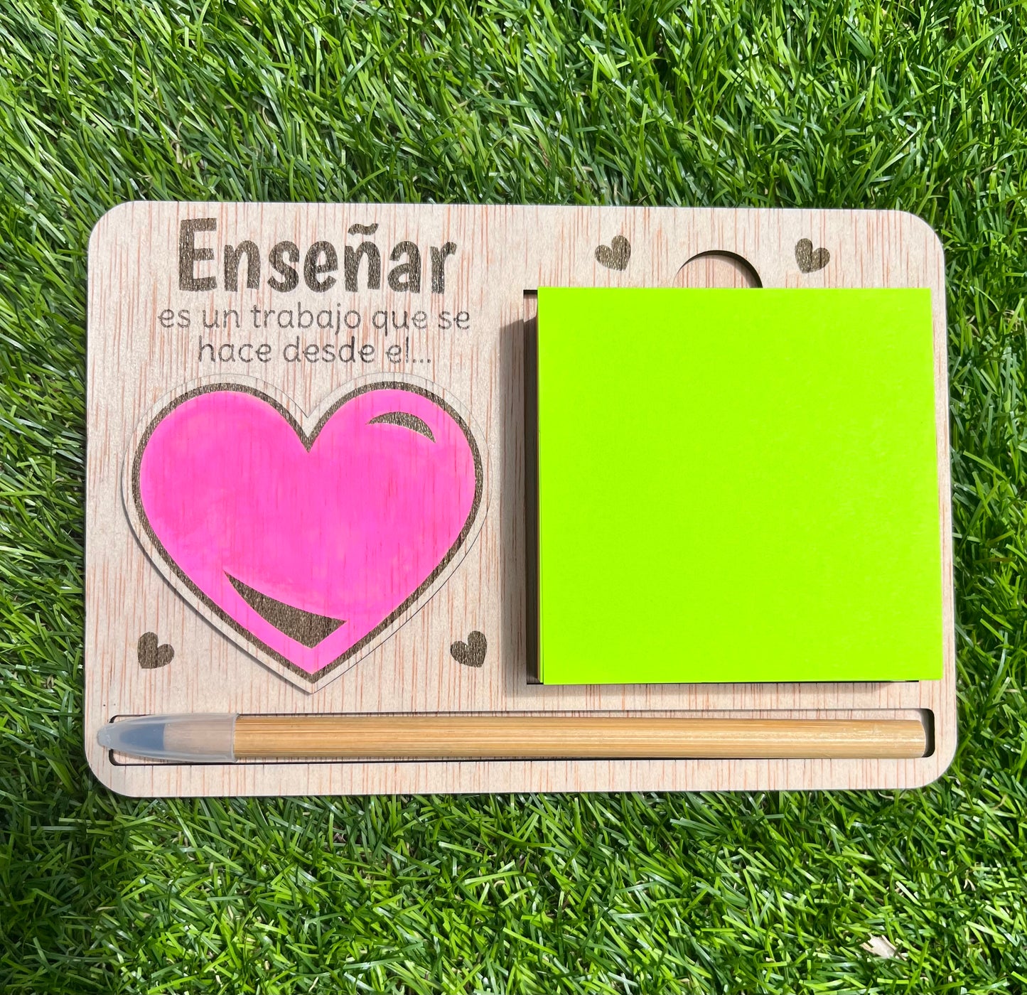 Porta Notas con Lápiz Infinito Personalizados.