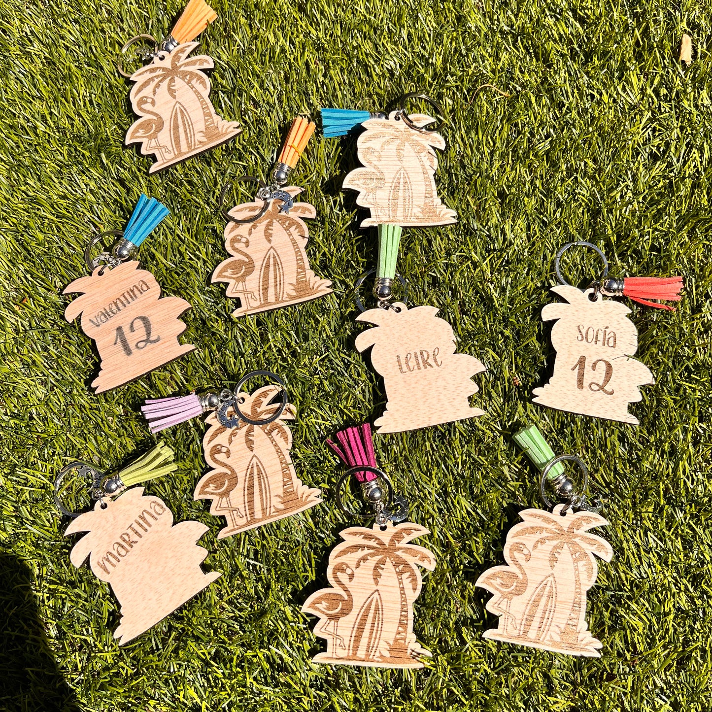 Wooden Keychains for Personalized Teachers.