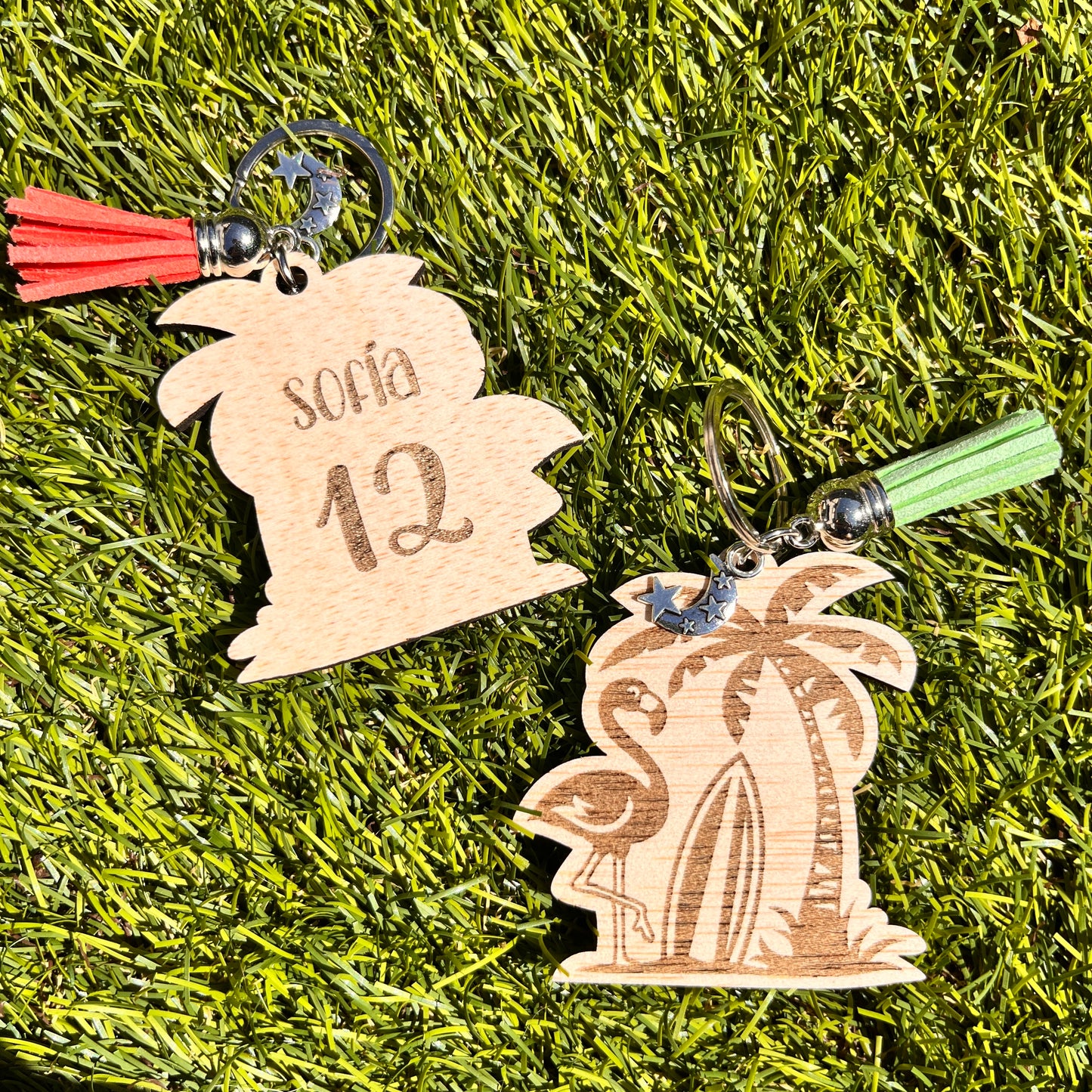 Wooden Keychains for Personalized Teachers.