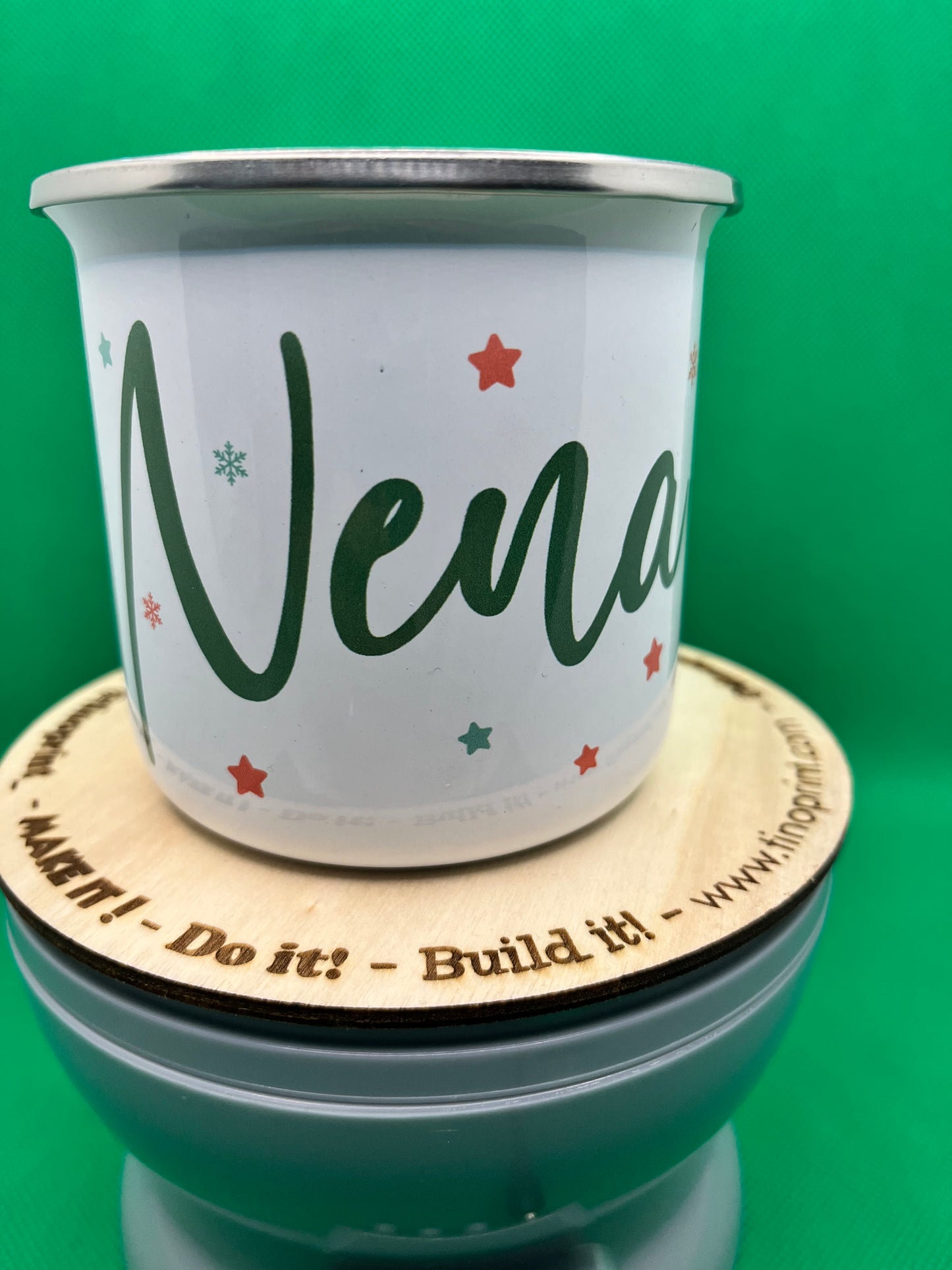 Retro Style Metallic Mugs 300ml.