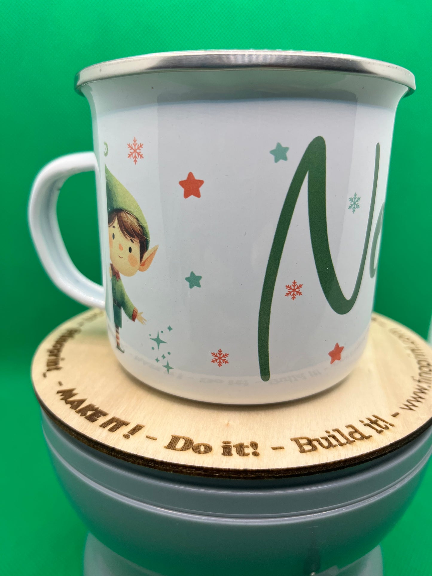 Retro Style Metallic Mugs 300ml.