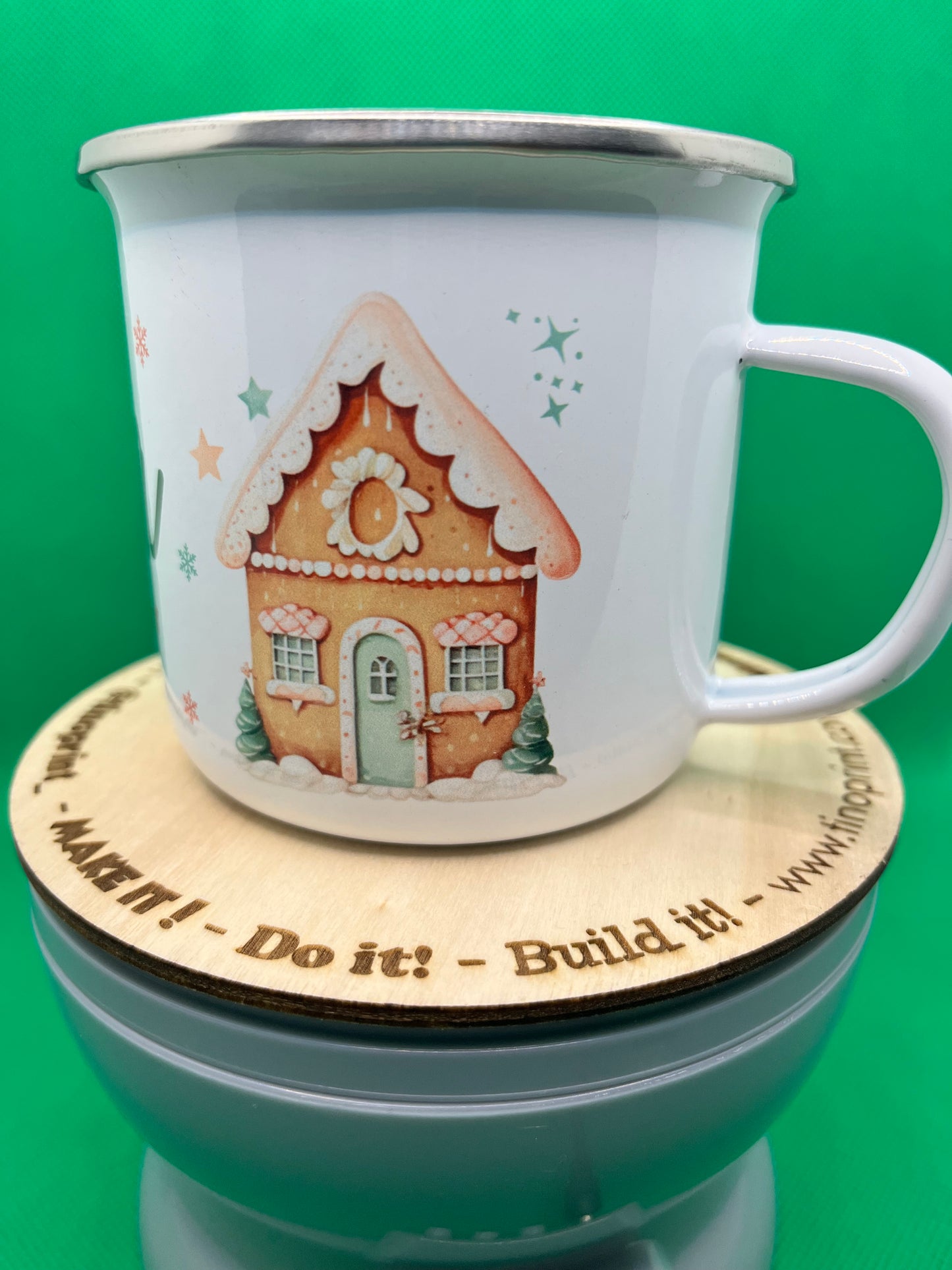 Retro Style Metallic Mugs 300ml.