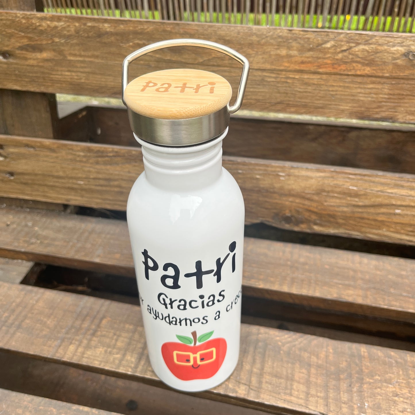 Bouteille-Fût En Acier Inox 750ml.
