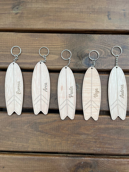 Porte-clés en bois pour enseignants personnalisés.