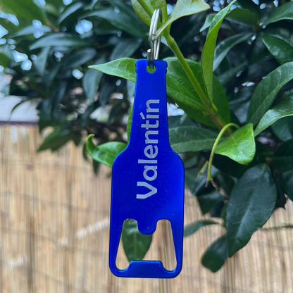 abridor aluminio con nombre personalizado