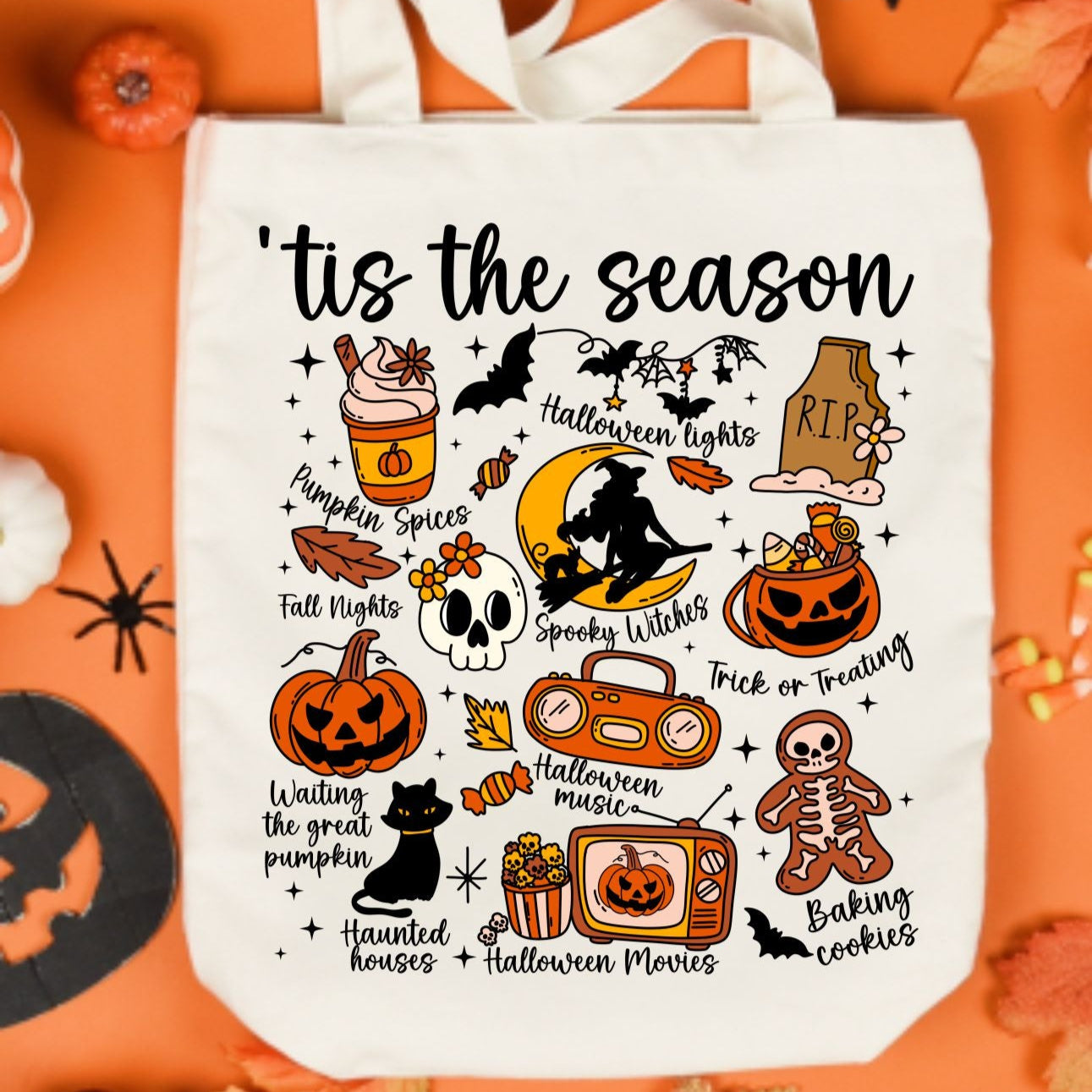 Totebag para halloween personalizada
