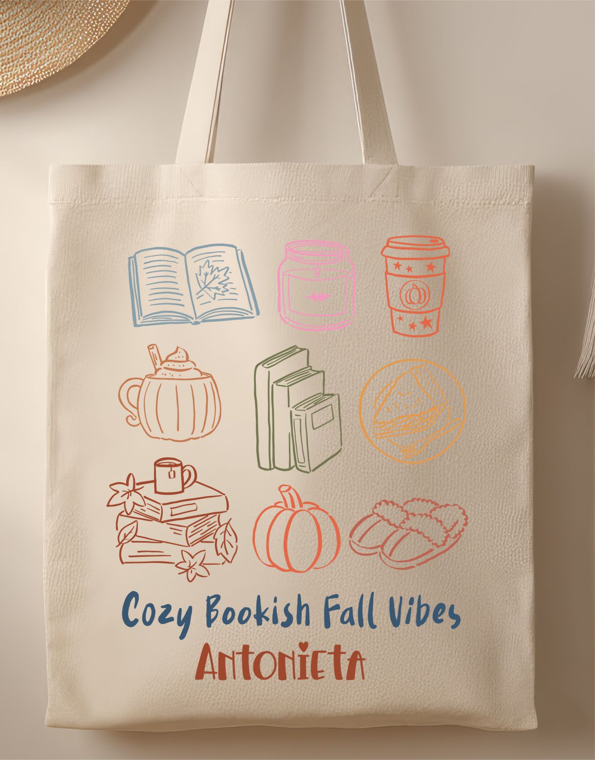 Bolsa de tela Fall Vibes