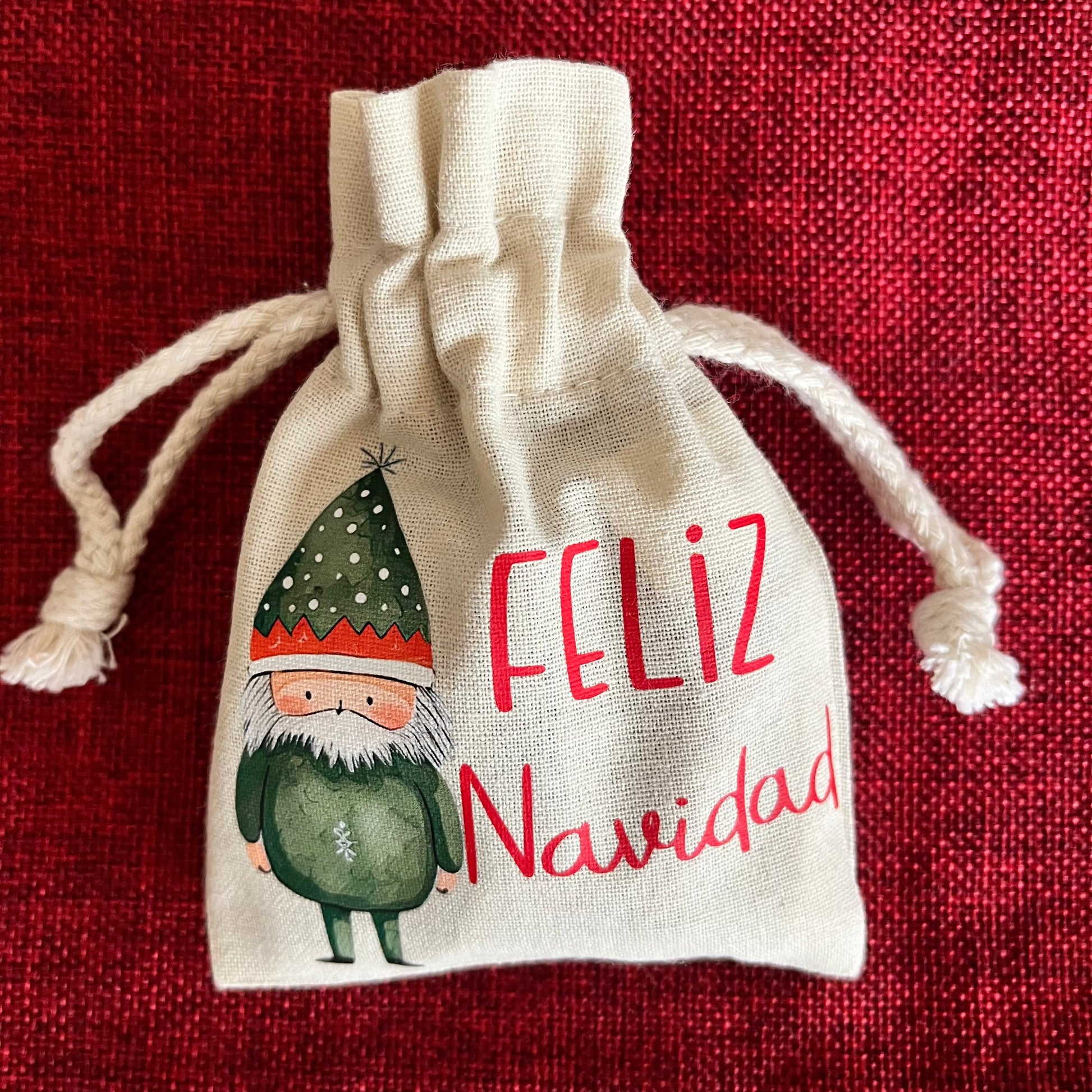 bolsa pequeña de tela personalizada para pequeños regalos