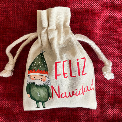 bolsa pequeña de tela personalizada para pequeños regalos