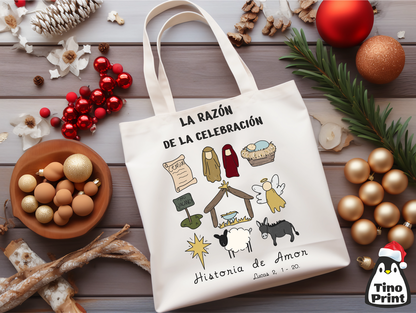 Bolsa Tote Bag 100% Algodón.