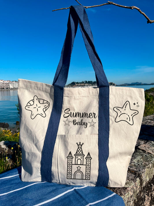 bolsa de verano personalizada de algodón
