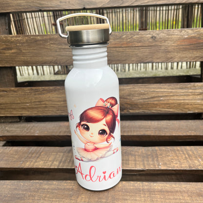 botella de agua inox personalizada vintage