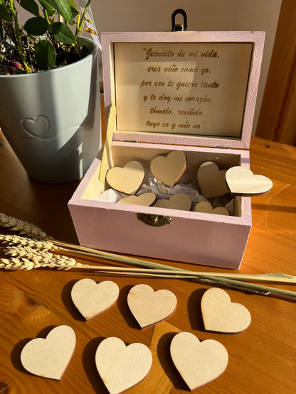 caja de firmas personalizada para boda o celebraciones