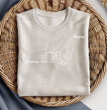Diseño camiseta beige día del padre