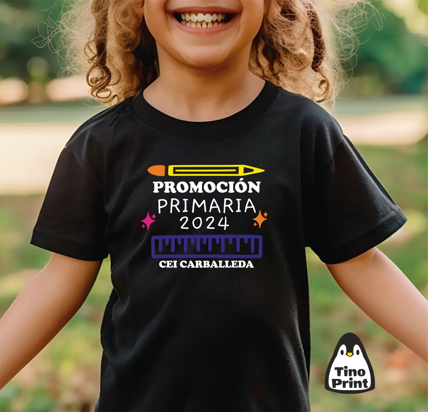camiseta infantil personalizada con diseño graduación