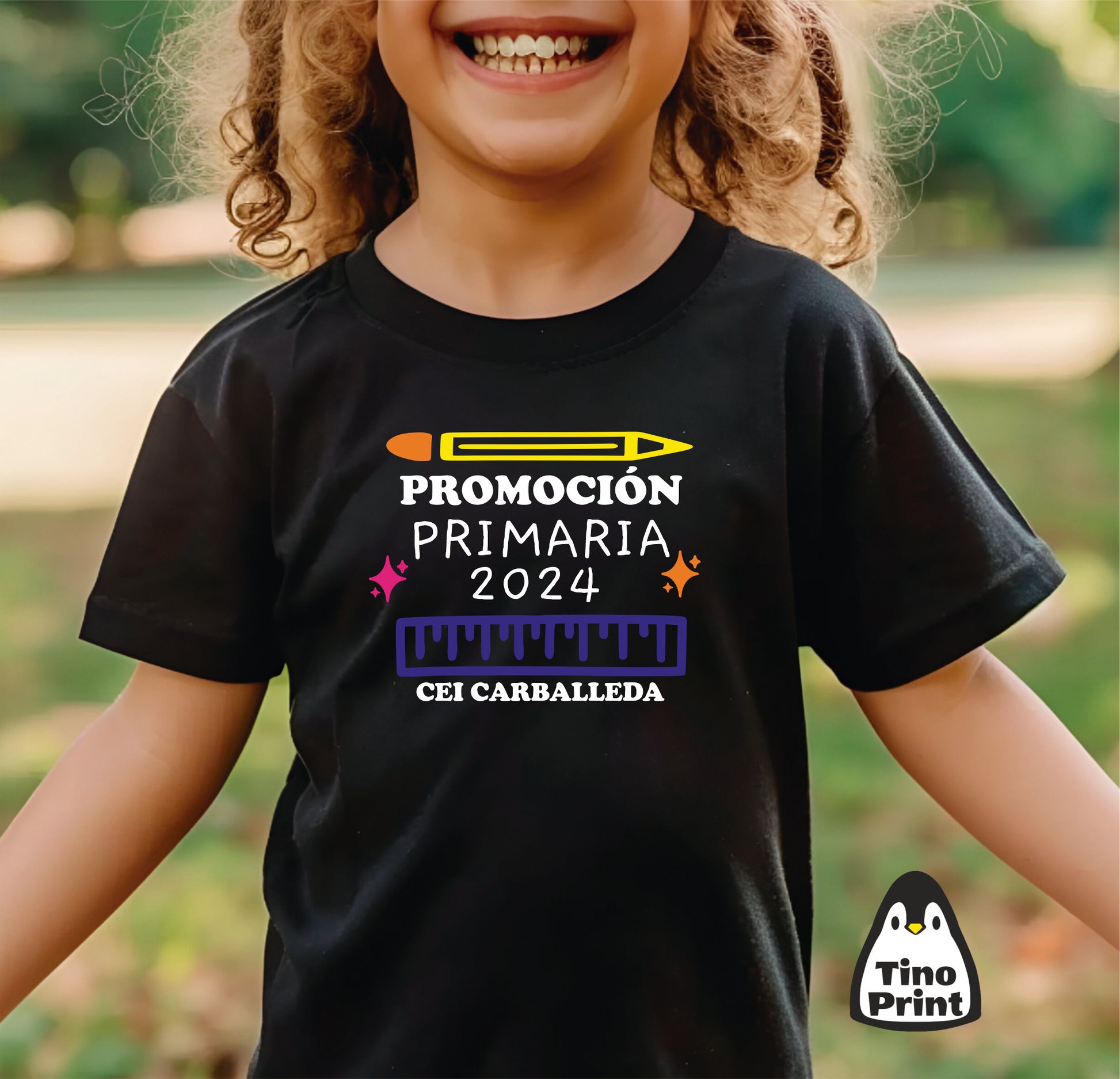 camiseta infantil personalizada con diseño graduación