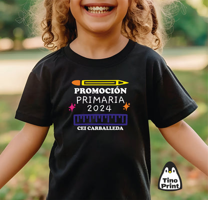 camiseta infantil personalizada con diseño graduación