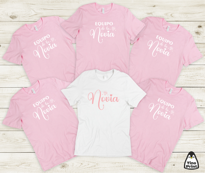 camisetas amigas de la novia personalizadas 