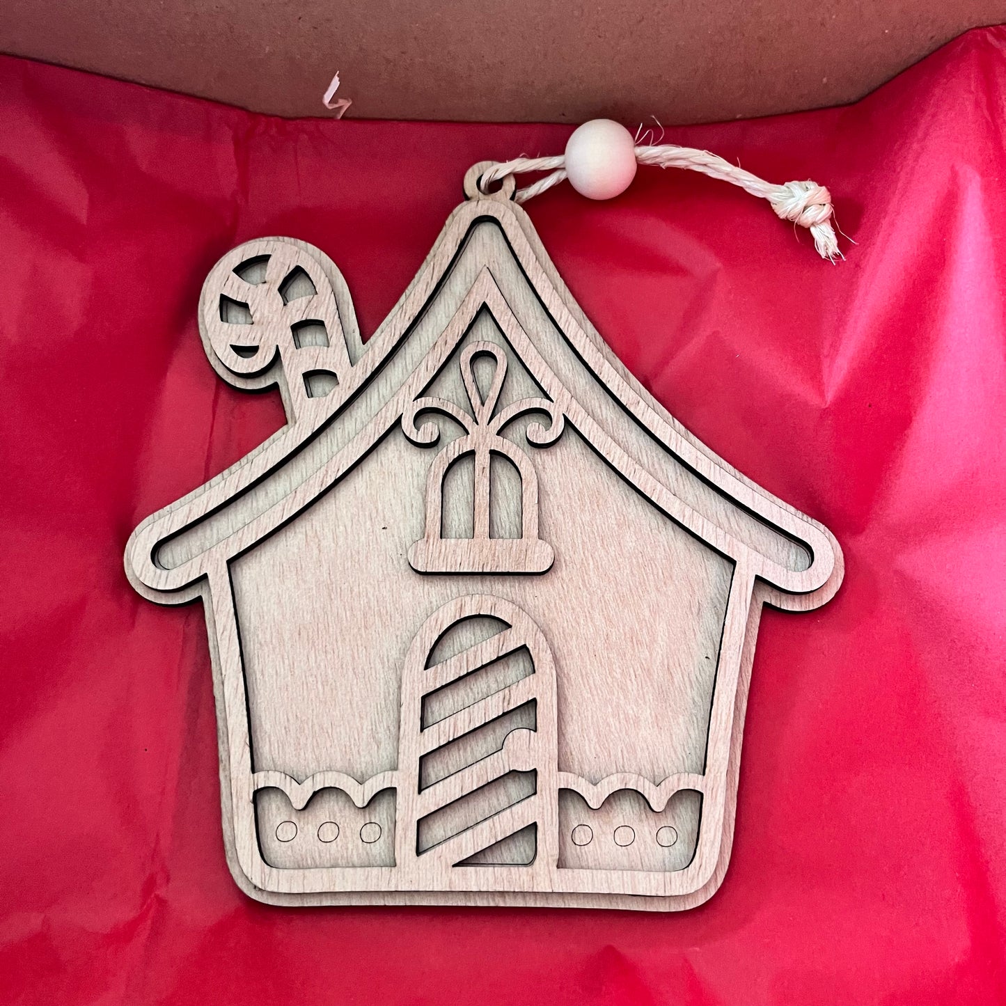 kit creativo navideño infantil con casa de jengibre