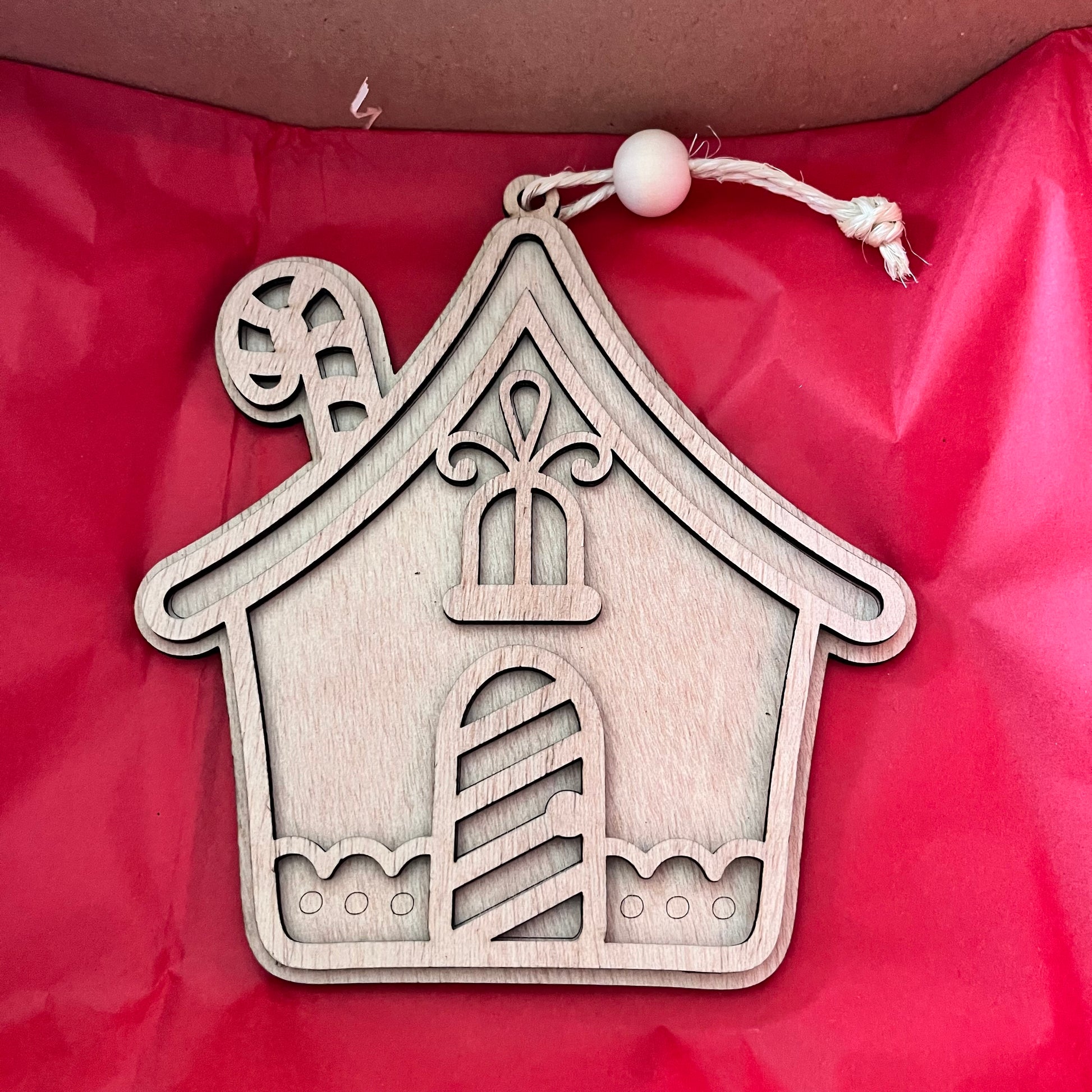 kit creativo navideño infantil con casa de jengibre