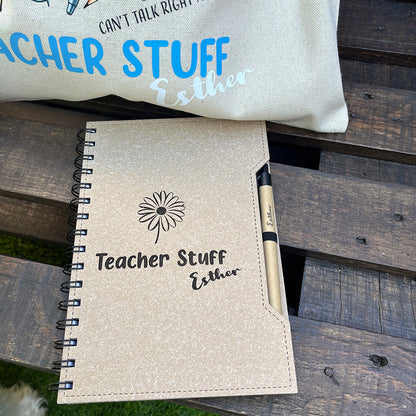 Libreta con anillas kit de regalo maestras