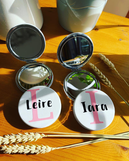 espejo plegable personalizado polipiel