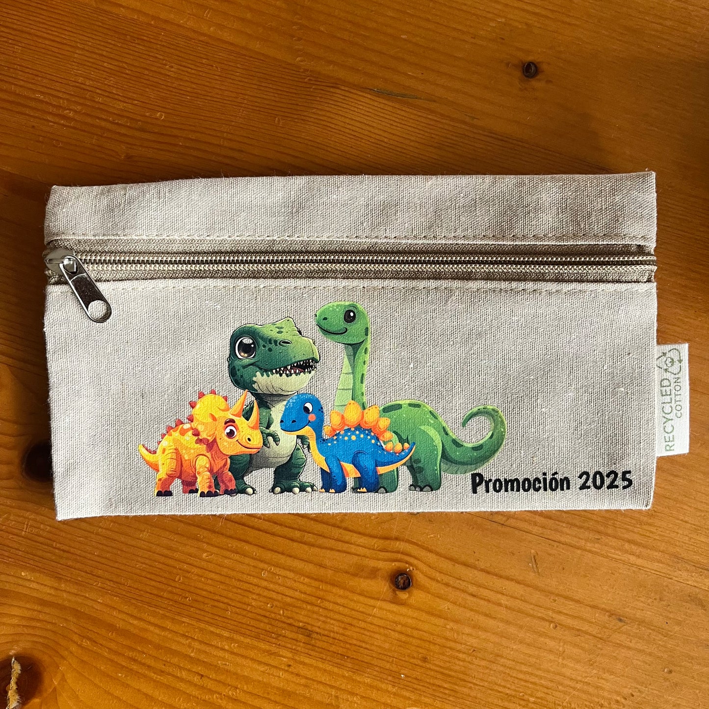 estuche escolar personalizado de algodón fin de curso