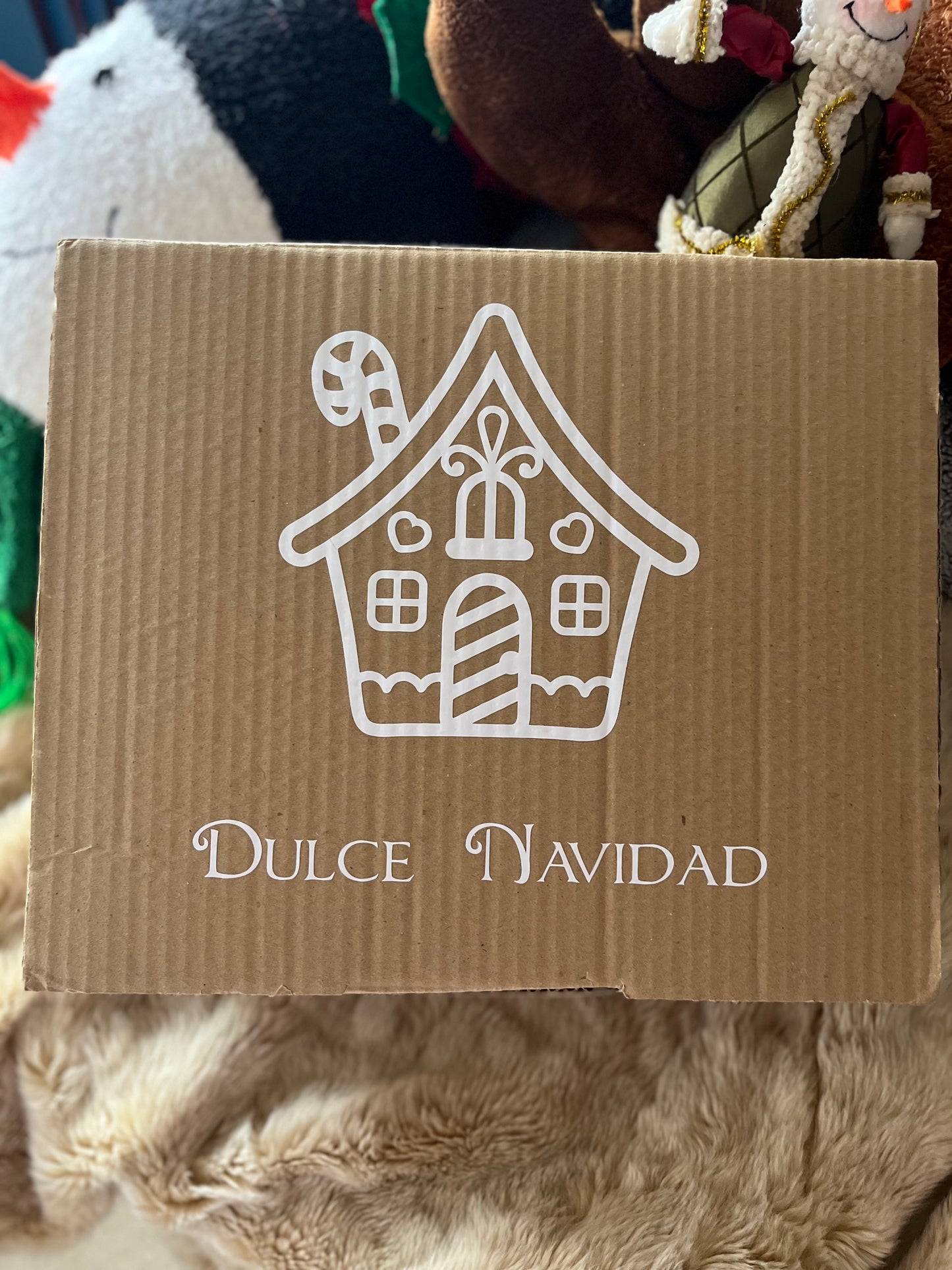 Caja del kit creativo infantil navidad personalizado