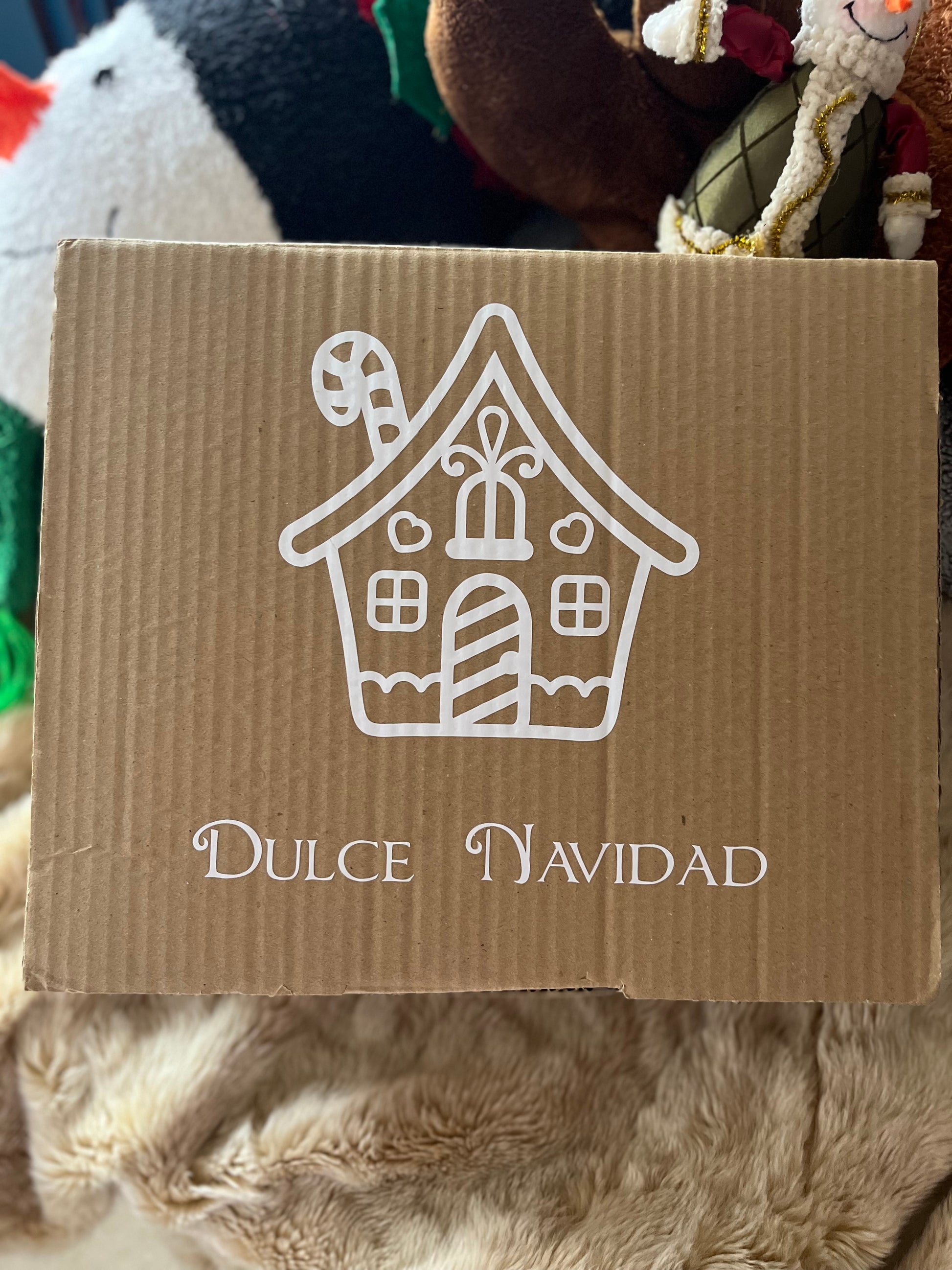 Caja del kit creativo infantil navidad personalizado