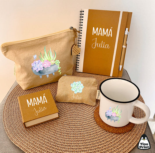 kit regalo mamá personalizado tinoprint