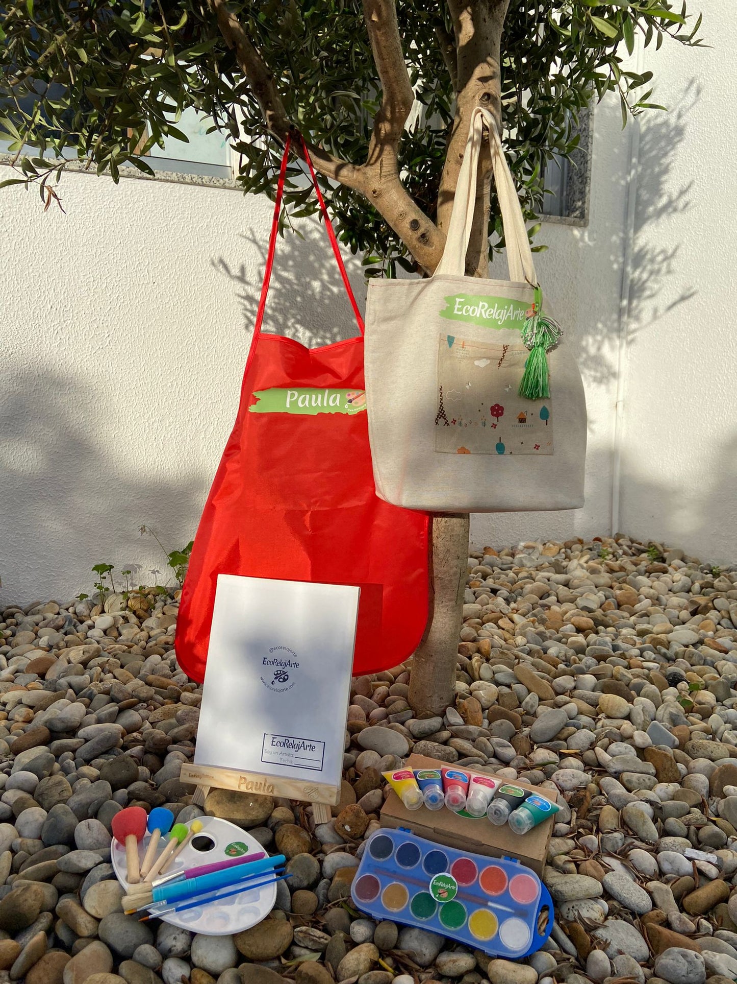 regalo creativo para niños con kit de pintura personalizado