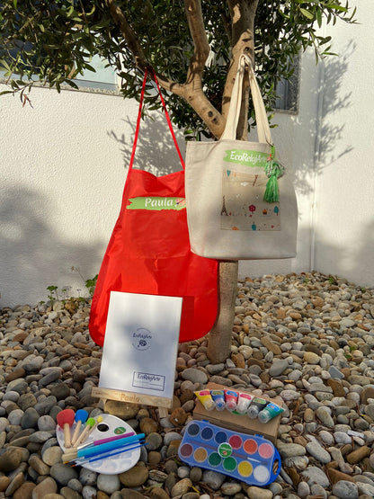 regalo creativo para niños con kit de pintura personalizado