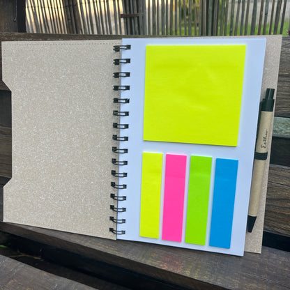 vista interna libreta notas personalizada 