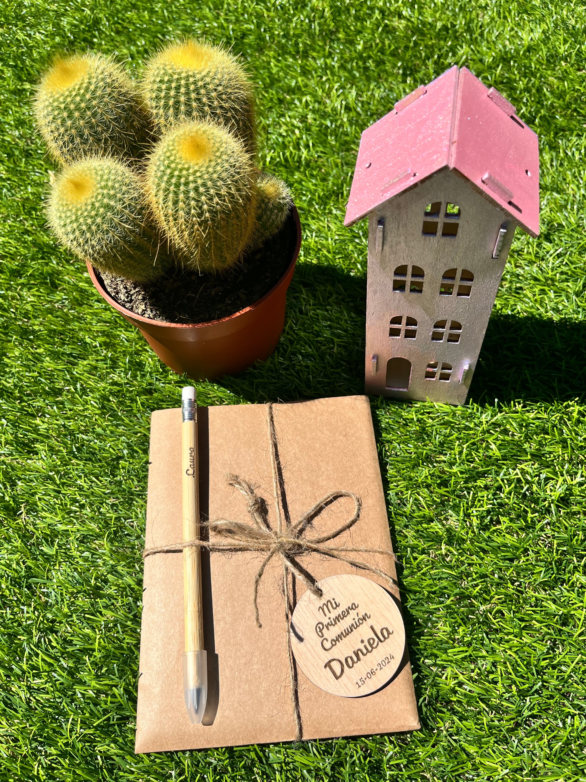 libreta sostenible plantable con semillas personalizada