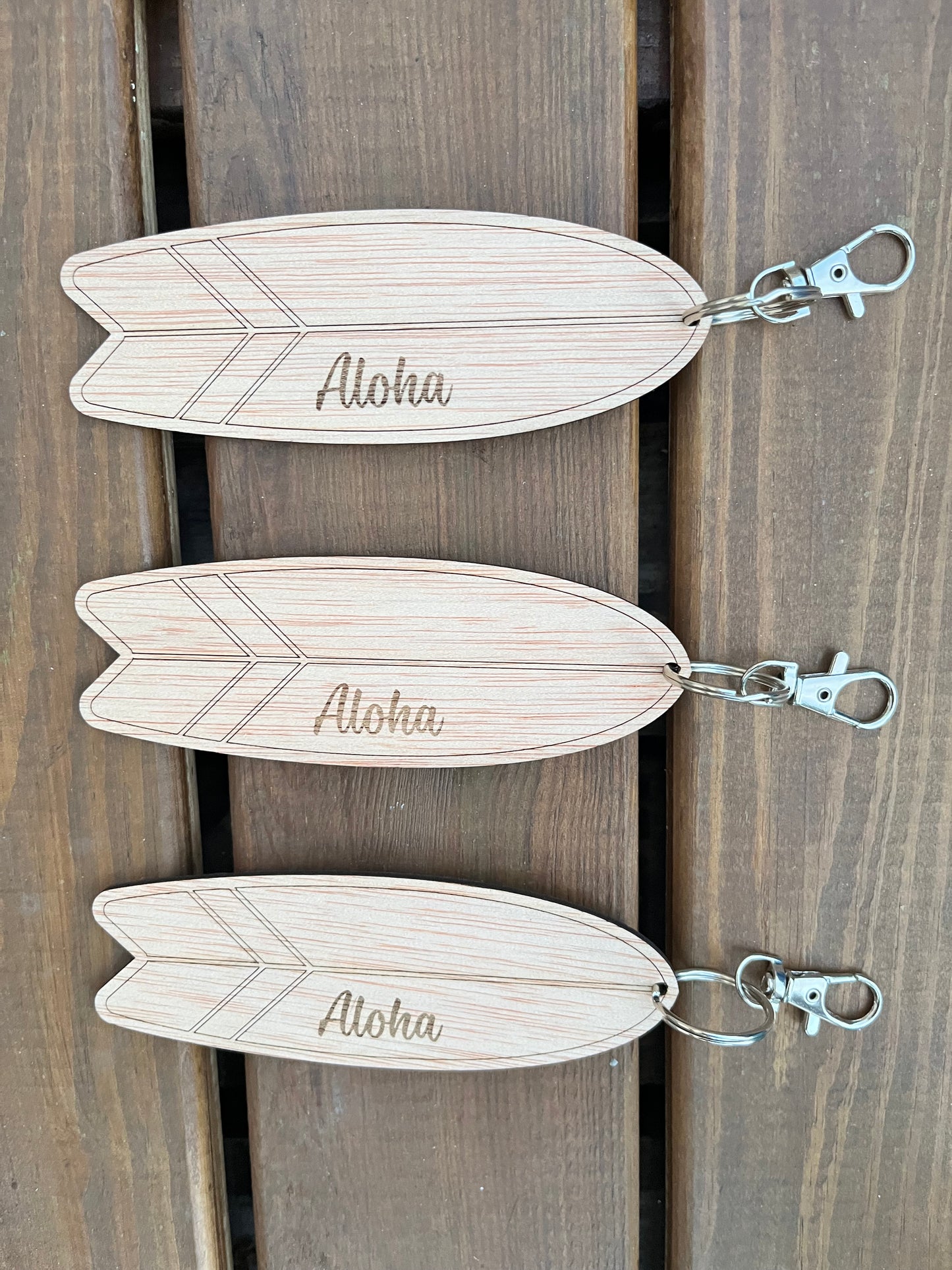 llavero surf con grabado láser personalizado