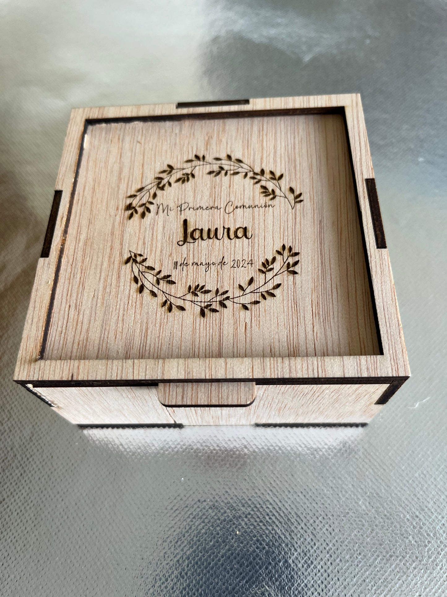 regalo creativo macramé con nombre personalizado
