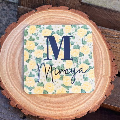 Posavasos de madera con diseño personalizado