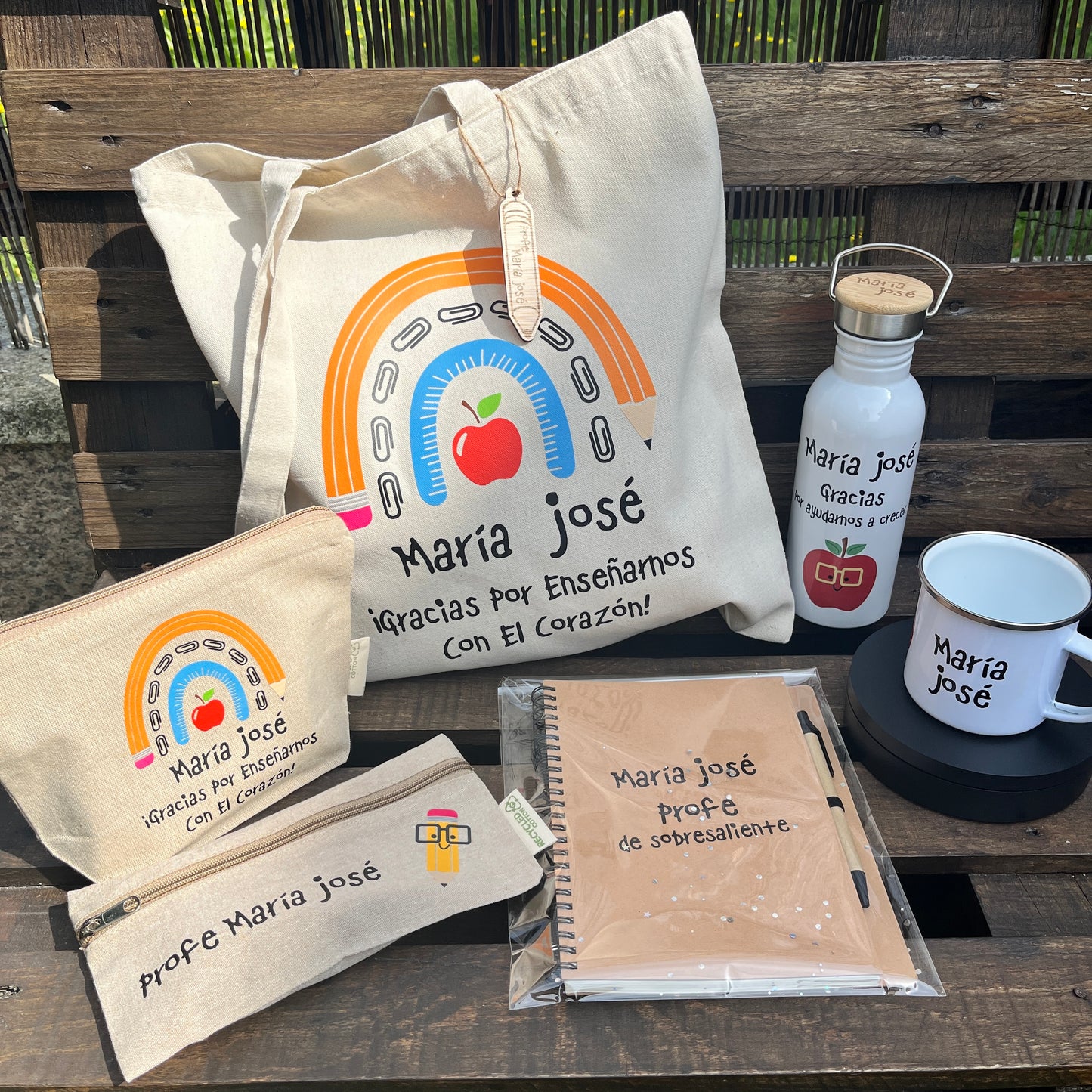 Kit de regalo original para profesores personalizado