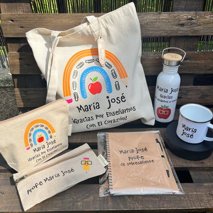 Kit de regalo original para profesores personalizado
