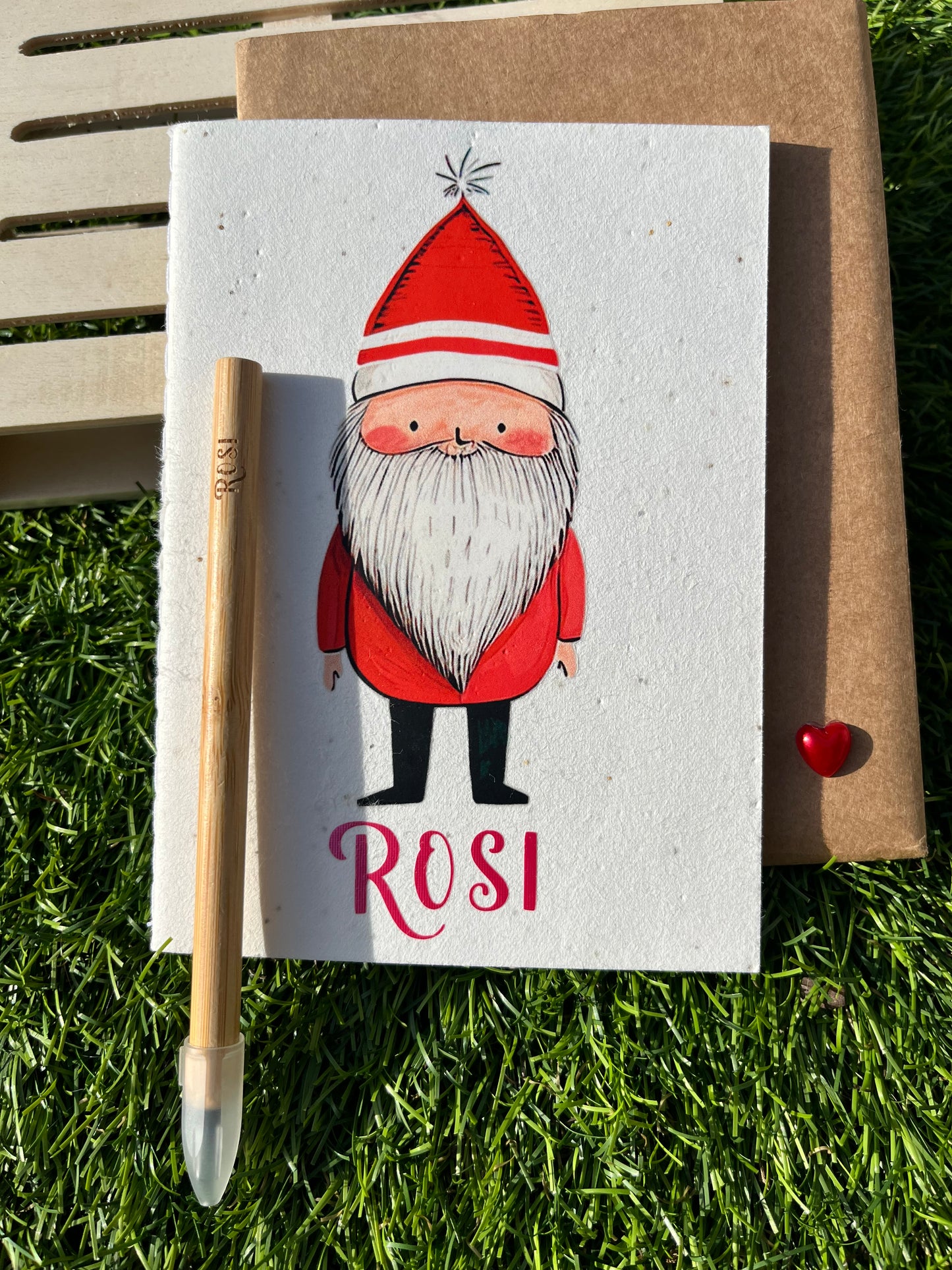 regalo sostenible original con libreta ecológica y lápiz infinito