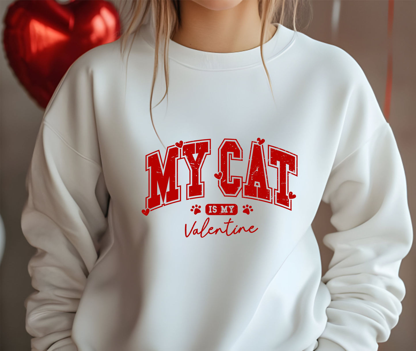 Sudadera My Cat San Valentin TInoPrint