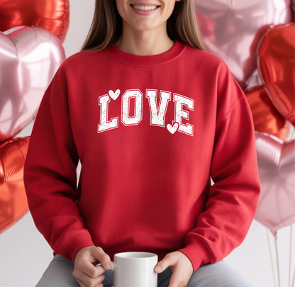 Sudadera Roja Personalizada San Valentin