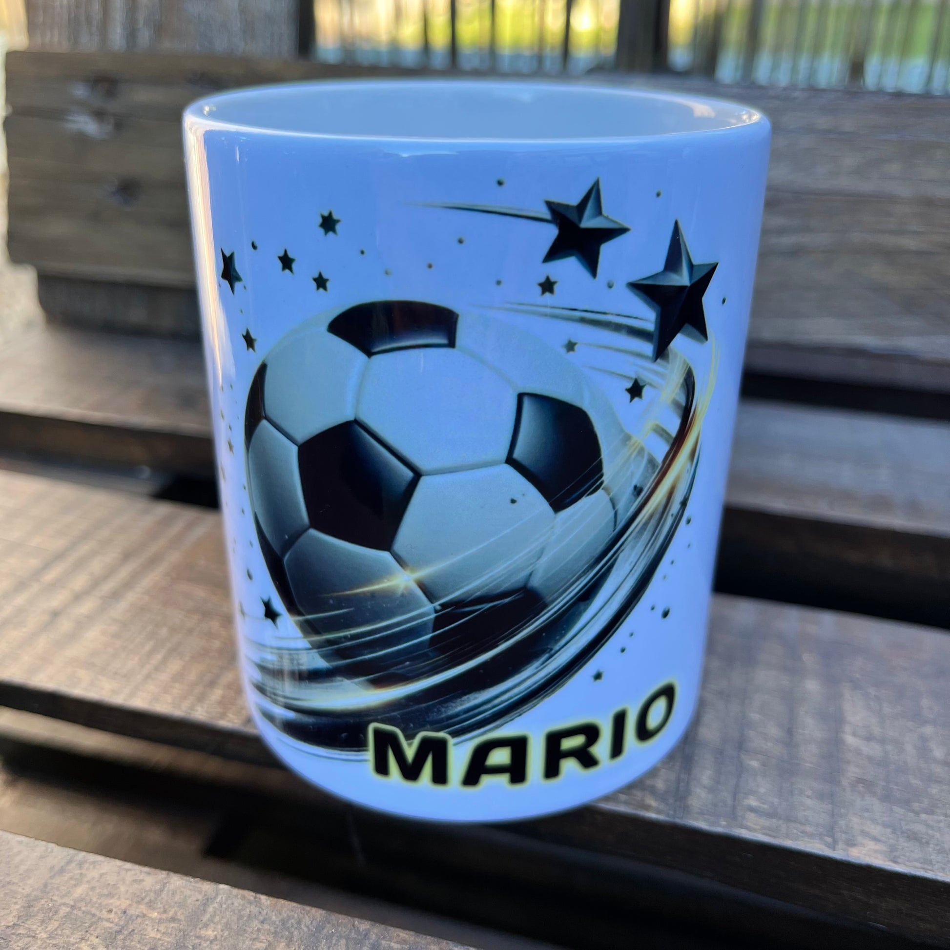 taza cerámica blanca personalizada con nombre o frase