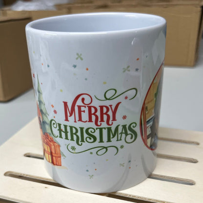 Taza para navidad merry christmas