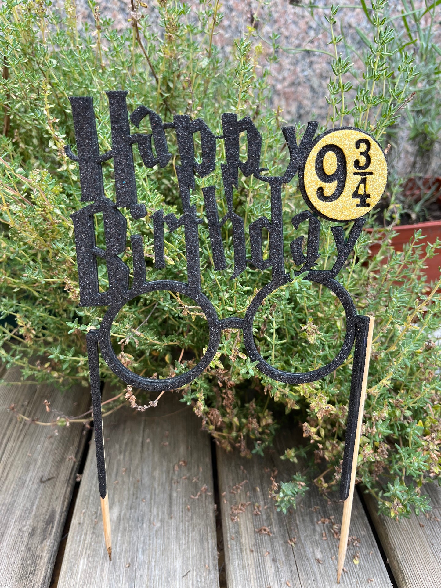 Topper para tartas con diseño de Harry Potter