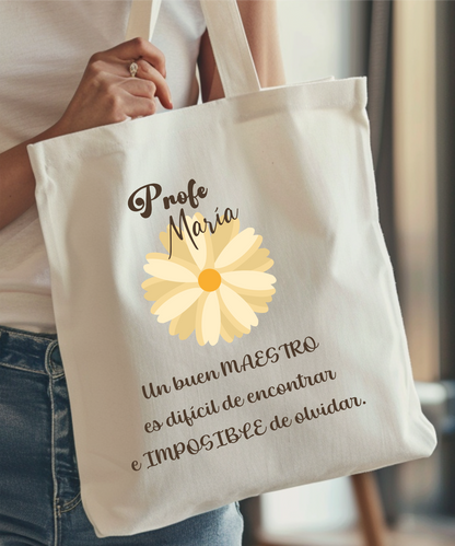 regalo para docente personalizado bolsa