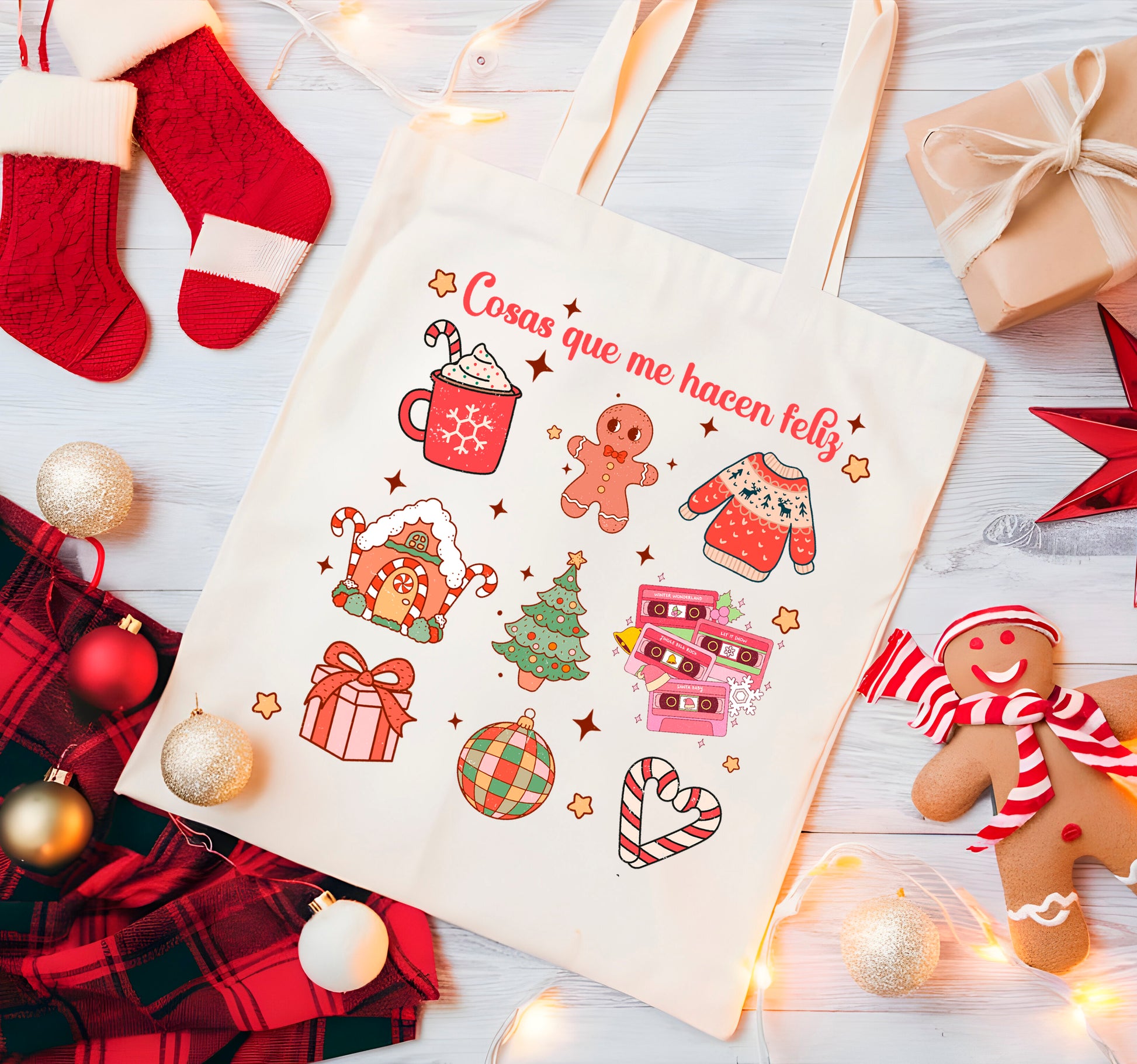 Bolsa de tela ecológica personalizada con diseño propio