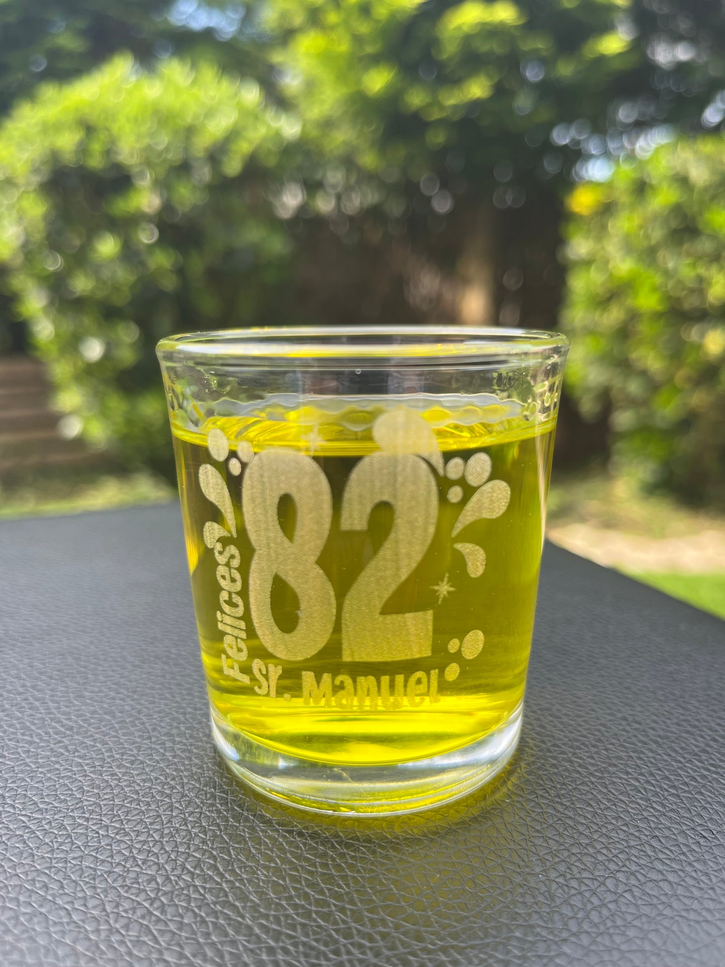 Vaso grabado con láser para regalo de cumpleaños o aniversario